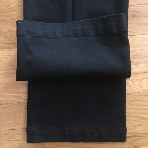 Like new INC black stretch flare split hem pants - Picture 8 of 13